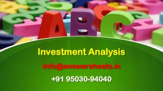 Briefly analyse the prominent measures of computation of returns