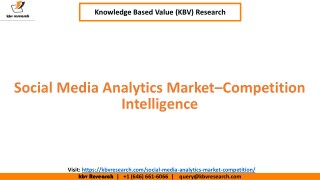 Social Media Analytics Market â€“ Competition Intelligence
