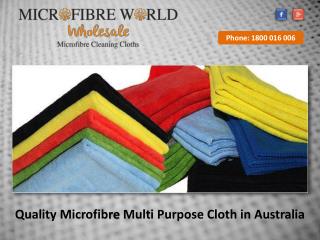 Quality Microfibre Multi Purpose Cloth in Australia