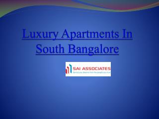 Luxury Apartments In South Bangalore