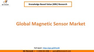 Magnetic Sensor Market to reach a market size of $2.6 billion by 2023