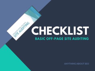 Checklist: Basic On-page Site Auditing