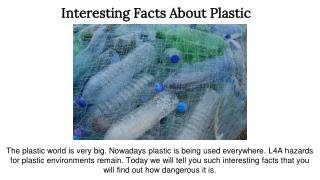 Interesting Facts About Plastic | Newsifier