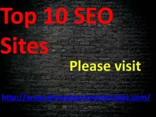 Top 10 SEO Sites