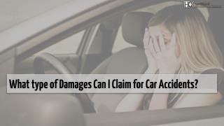 What type of Damages Can I Claim for Car Accidents?