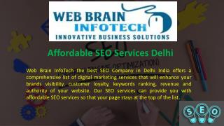 Affordable SEO Services Delhi