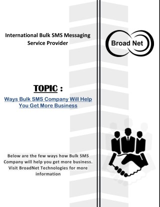 Ways Bulk SMS Company Will Help You Get More Business
