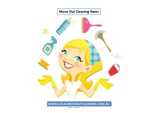 Move Out Cleaning Rates