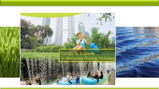 Things to Explore in Malaysia During Holidays