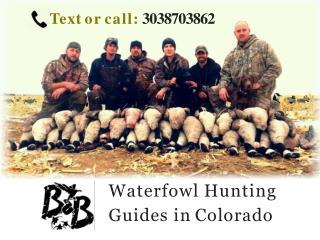 Colorado Waterfowl Hunting Guides & Outfitters