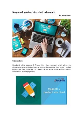 Magento 2 Product Size Chart Extension by Knowband