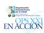 Organizaci n Panamericana de la Salud Organizaci n Mundial de la Salud