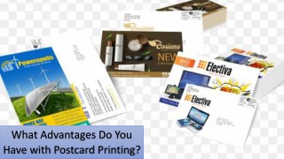 What Advantages Do You Have with Postcard Printing?