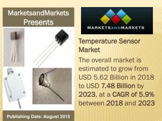 Temperature Sensor Market worth 7.48 Billion USD by 2023