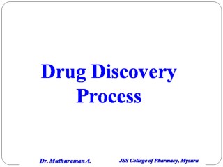 18 Drug Discovery Process
