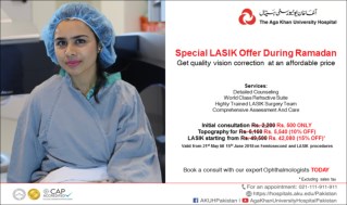 Special LASIK offer during Ramadan