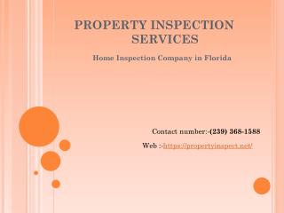 Property Inspection Services