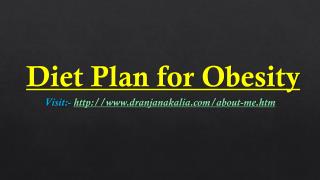 Diet Plan for Weight Loss