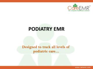 Podiatry EMR Software