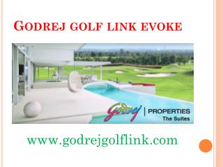 Godrej Golf links evoke villas by Godrej Properties