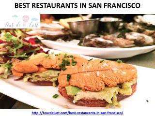 BEST RESTAURANTS IN SAN FRANCISCO