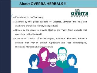 Low Glycemic Index | Overra Herbals