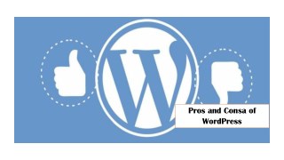 Pros and Cons of WordPress