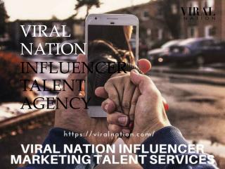 Influencer Marketing Talent Agency