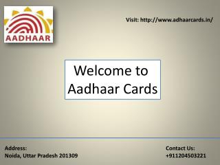 Aadhaar Card Status Offline