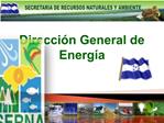 Direcci n General de Energ a