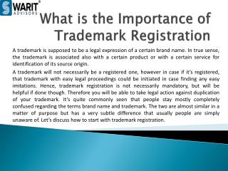 What is the Importance of Trademark Registration?