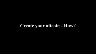 create altcoin|Altcoin creator|Altcoin maker|Altcoin generator