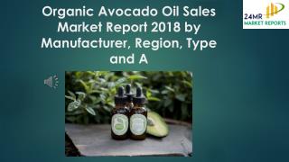 Organic Avocado Oil Sales Market Report 2018 by Manufacturer, Region, Type and A