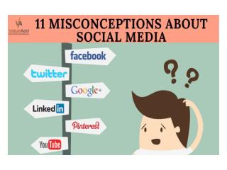 11 Misconceptions about Social Media
