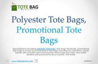 Polyester Tote Bags