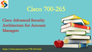 Cisco 700-265 exam practice test