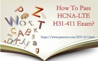 H31-411 HCNA-LTE dumps