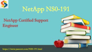 NetApp NCSE NS0-191 dumps pdf.