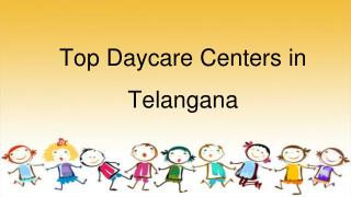 Good Daycare Centers in India 2018