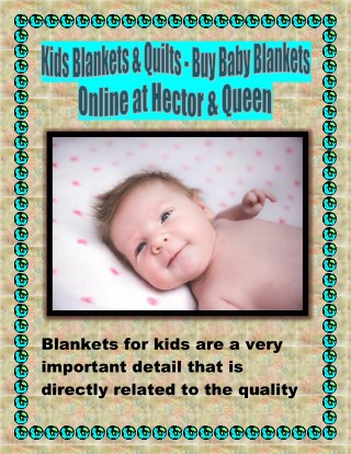 Kids Blankets & Quilts - Buy Baby Blankets Online at Hector & Queen