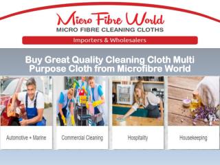 Buy Great Quality Cleaning Cloth Multi Purpose Cloth from Microfibre World