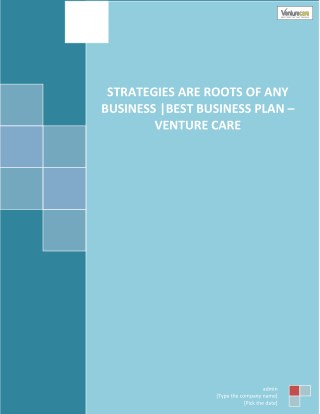 New Business Plan | Write a Business Plan for Startup