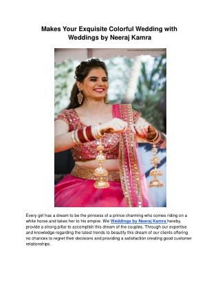 Weddings By Neeraj Kamra