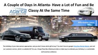 Atlanta Limo Rental