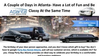 Atlanta Limo Rental