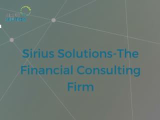 Human Capital and Financial Consulting Firm | Sirius Solutions