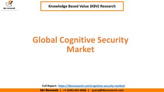 Global Cognitive Security Market Size and Market Share