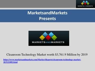 The global cleanroom technology market