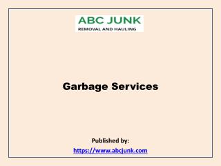 Garbage Services