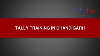 Tally training in chandigarh - Cbitss Technologies